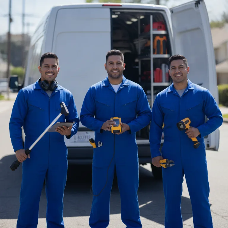 Detección de Fugas de Agua equipo en El Pueblito